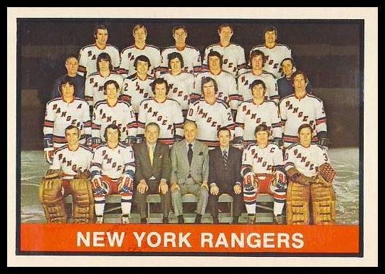 370 New York Rangers Team Card